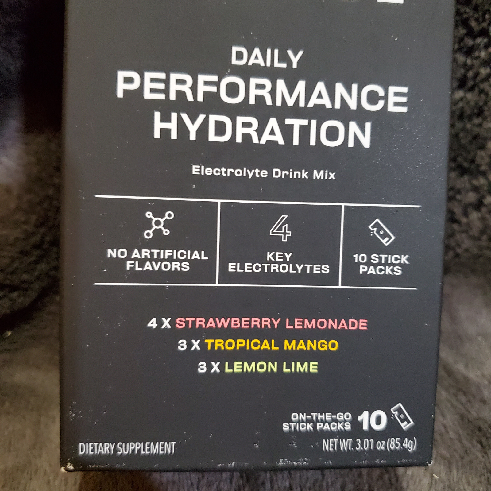 Gainful Powder Drink Mix 10 on the Go Packs Strawberry Lemonade Mango Lemon Lime
