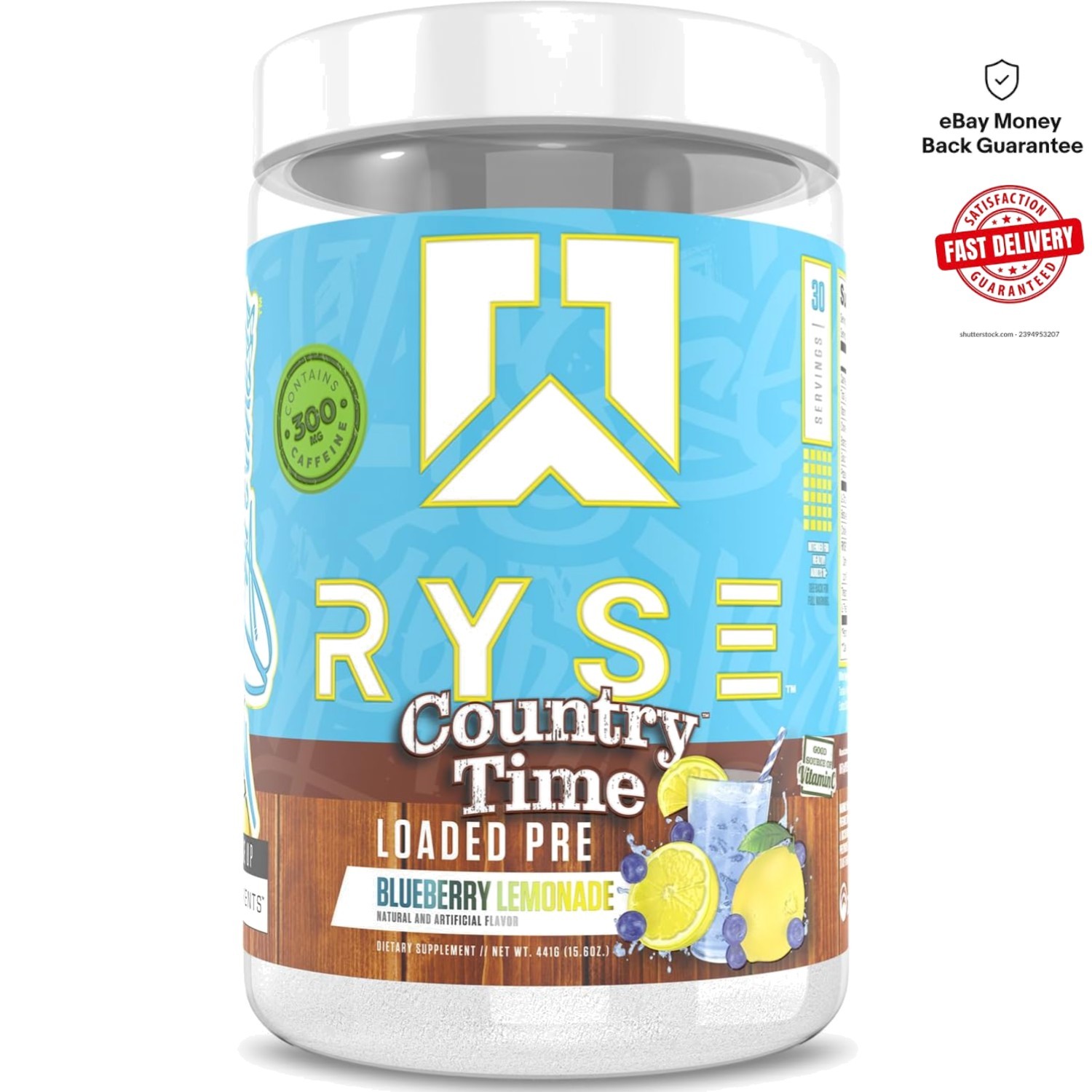 Country Time Blueberry Lemonade Pre-Workout – 30 Servings of Explosive Energy