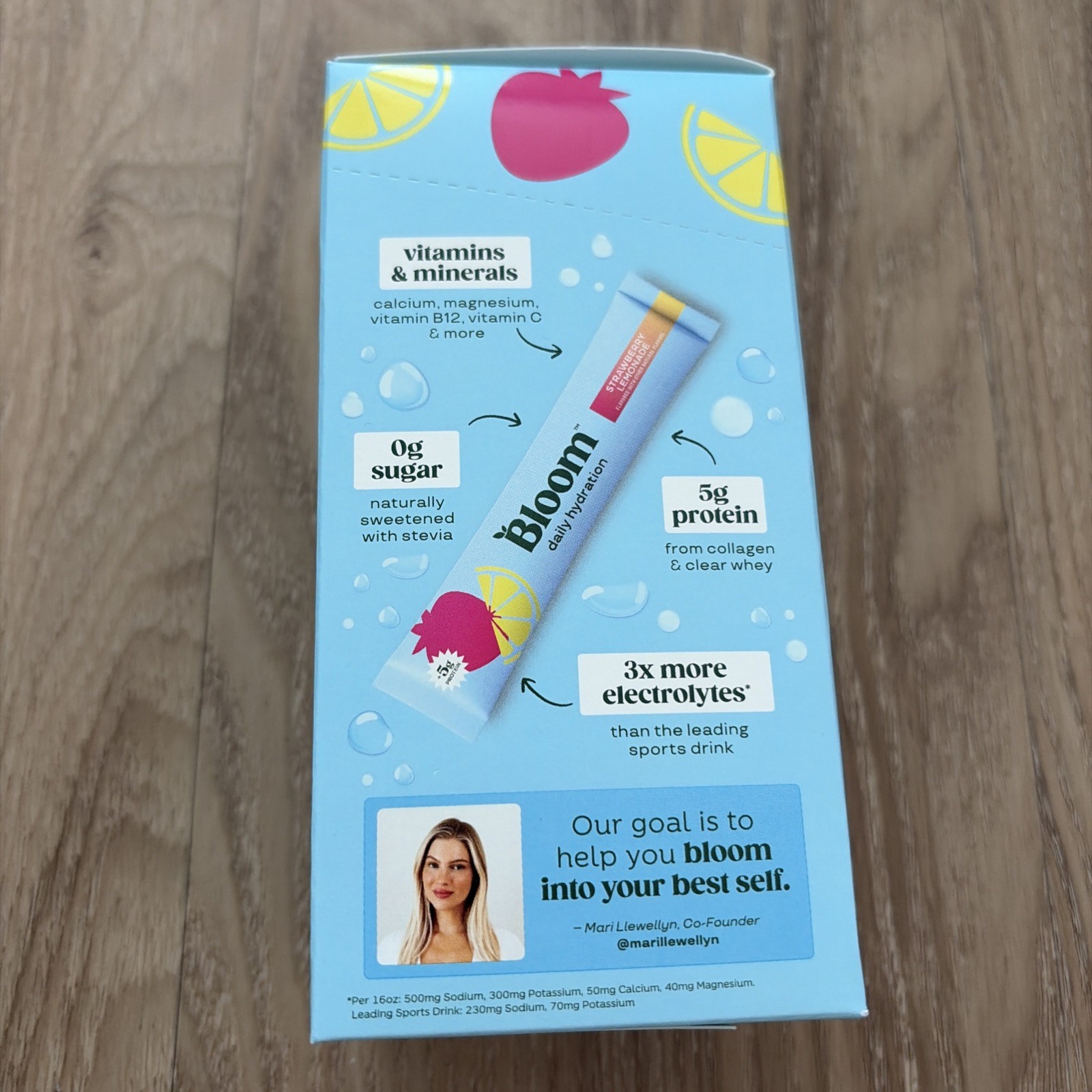 Bloom Daily Hydration Strawberry Lemonade Exp 4/28