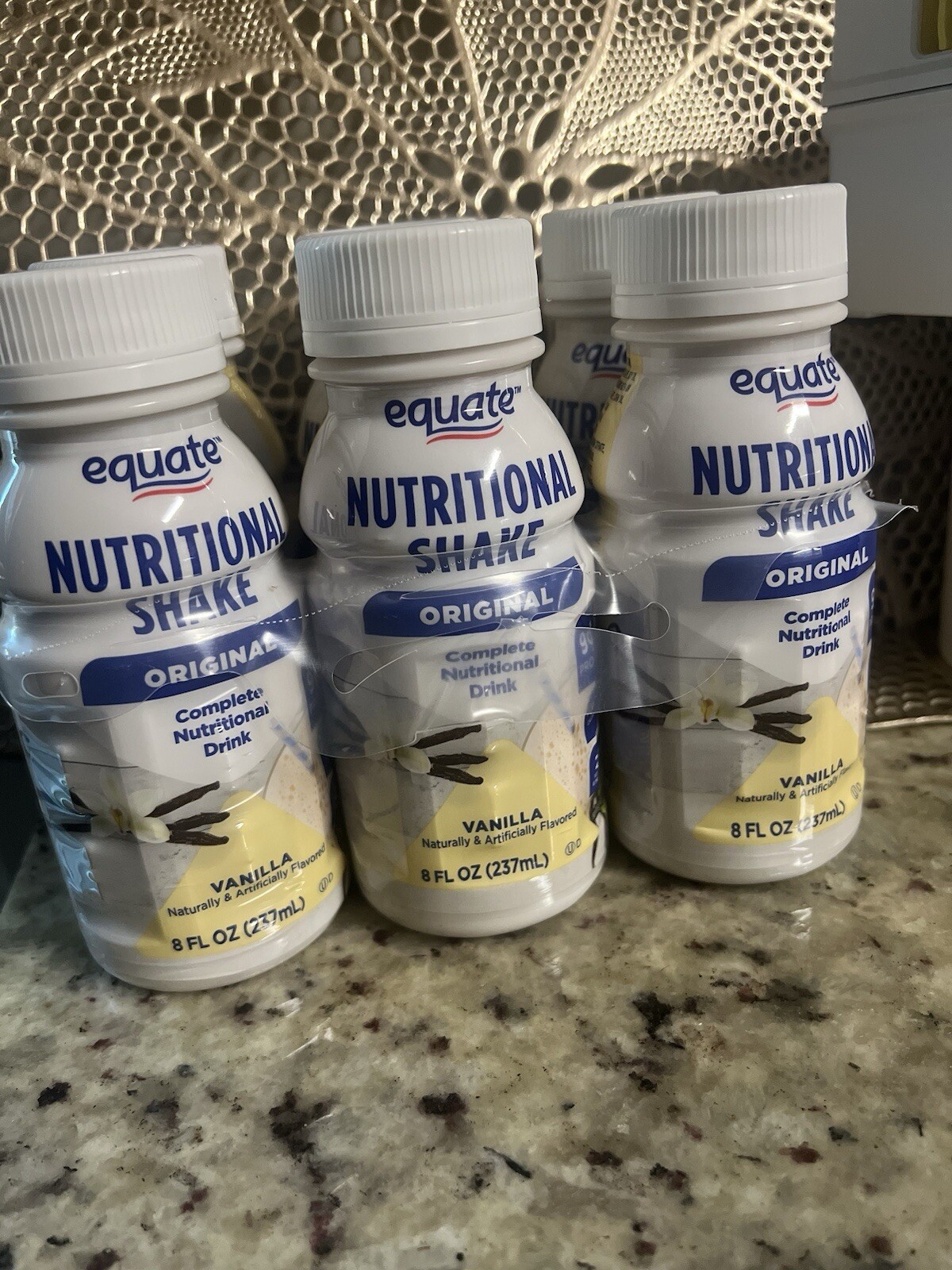 Equate Nutritional Shake Original Complete Nutrition Drink Vanilla 8FL Oz(237ml)