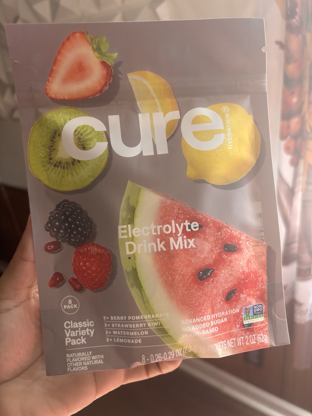 Cure Electrolyte Drink Mix Variety Pack Plant-Based No Added Sugar
