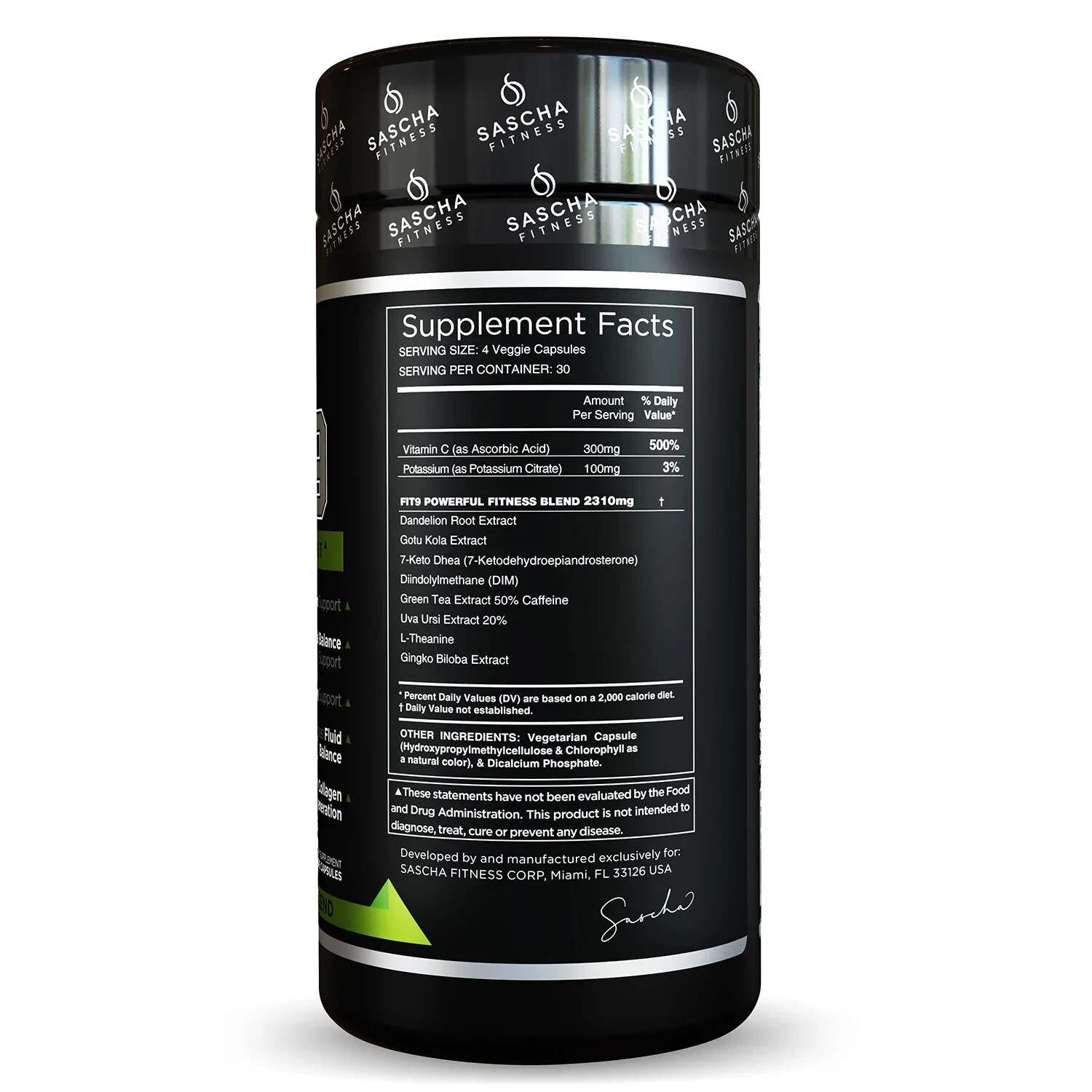 FIT9 Sascha Fitness Fat Loss Weight Support 5/5 Rating New Best Seller Fit 9