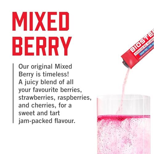 Biosteel Zero Sugar Sports Hydration Mix Variety Pack 30 Servings Flavored