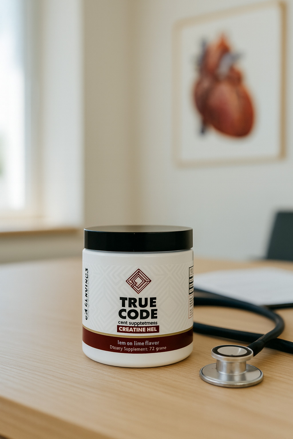 True Code Core Supplements Creatine HCl Powder – 64 Servings