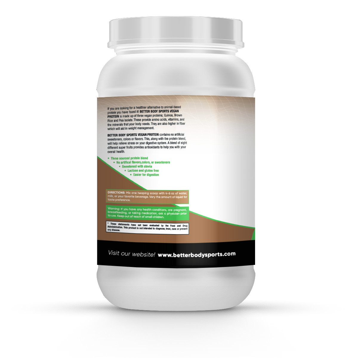 Effective Vegan Protein – Chocolate – 2lb – 28 Servings