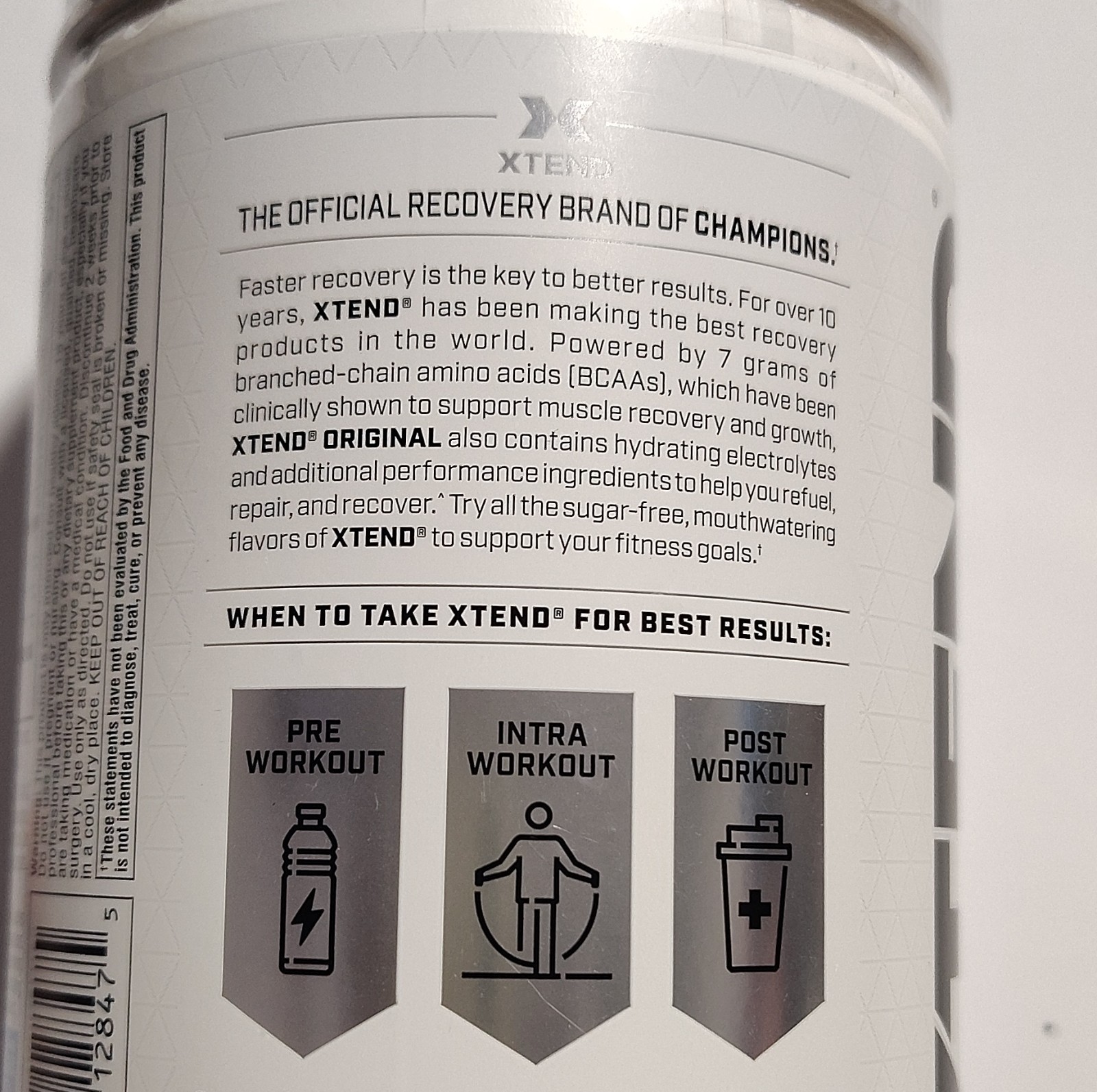 Xtend BCAA Powder Cherry Sugar-Free Muscle Recovery 30 Servings Exp. 7/26 Sealed