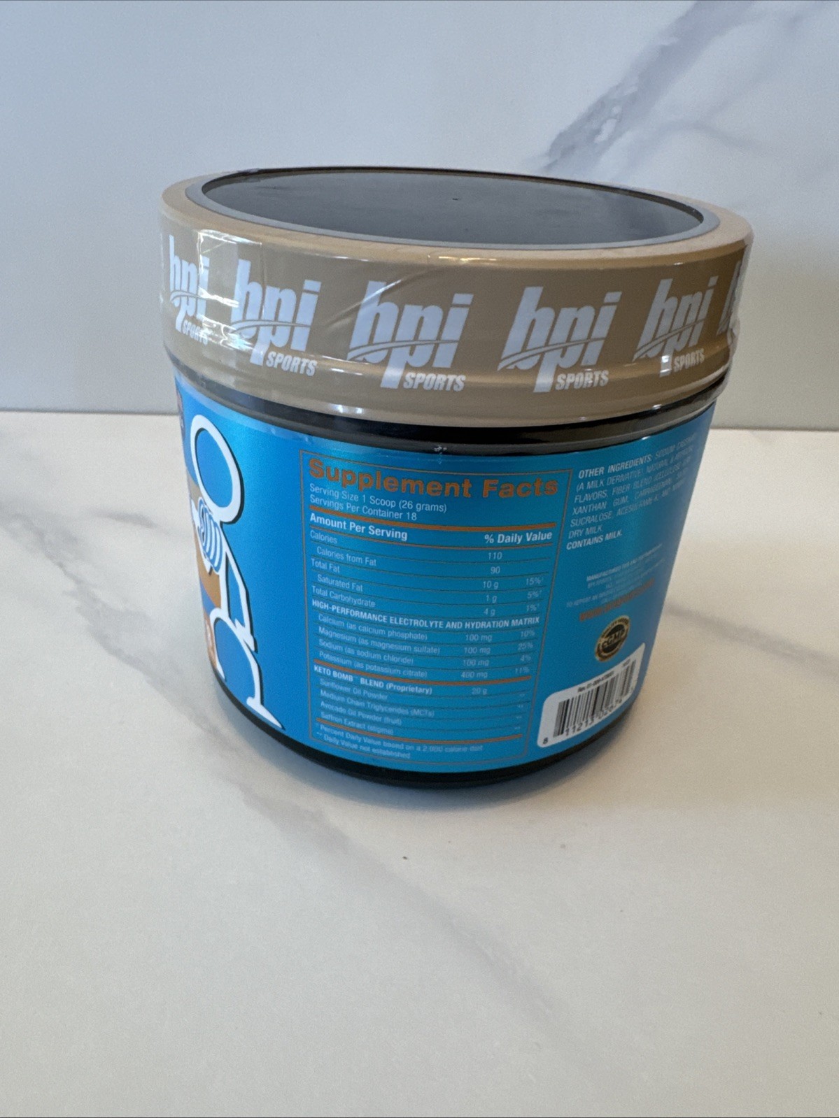 BPI Sports Keto Bomb Weight Loss Coffee Creamer Exp. 12/26 French Vanilla Latte
