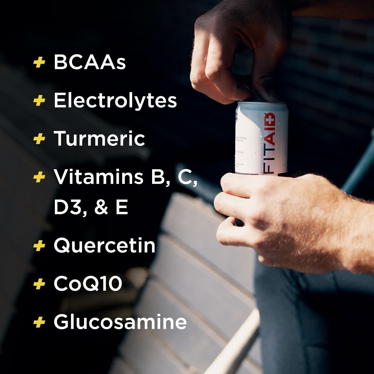 FITAID ZERO: Keto-Friendly 5 Cal Post-Workout Recovery Drink – Pack of 4
