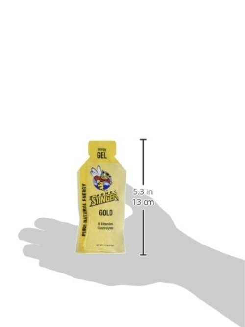 Honey Stinger Classic Energy Gel, Gold, Gluten-Free, Soy/Nut/Dairy-Free, 100 …