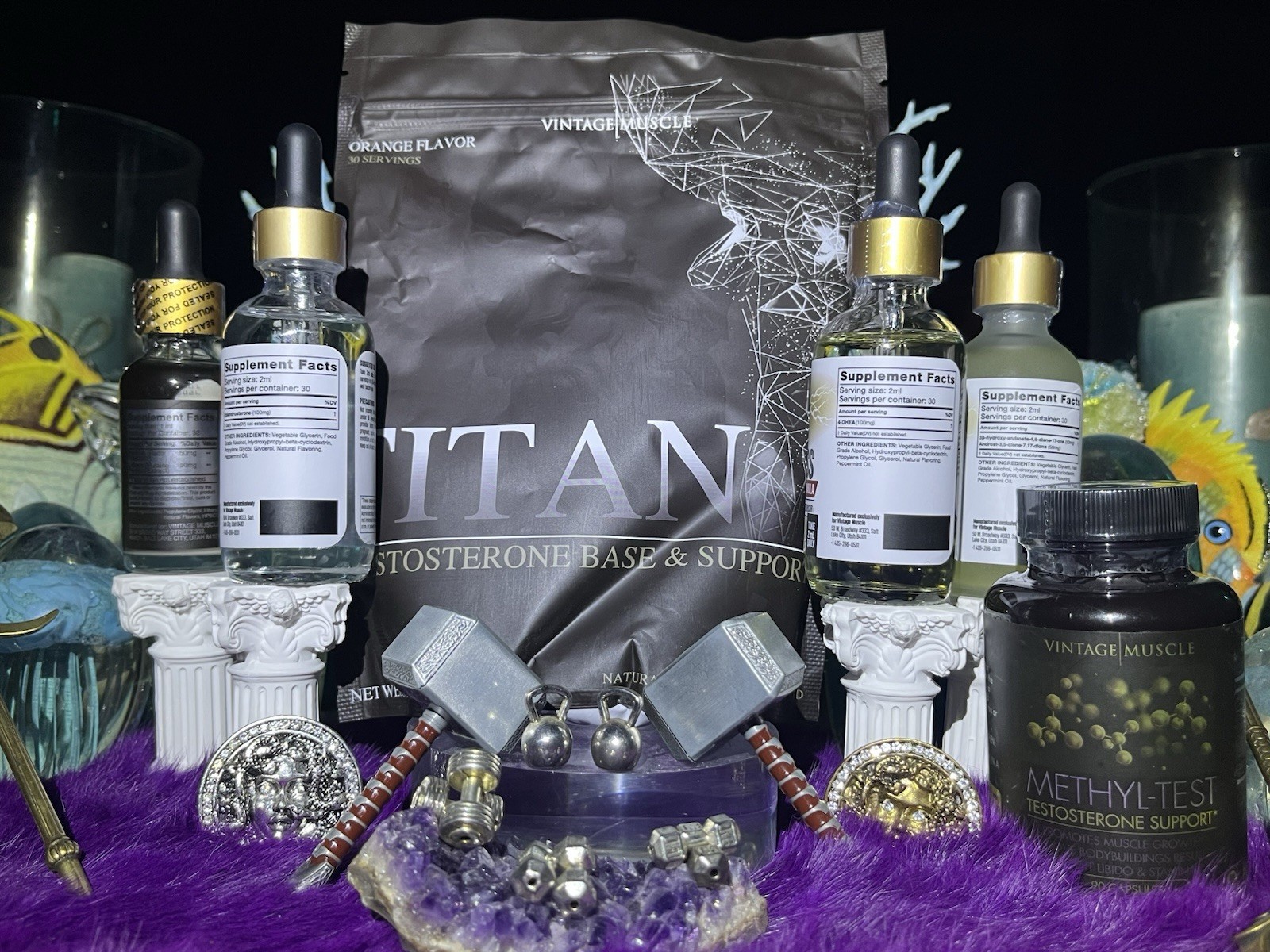 VM 💪Cycle🔁Bundle Deal:4&5DHEA:Rad,🧪Epi Test,GH Tropin, Pct W/Titan Test Base