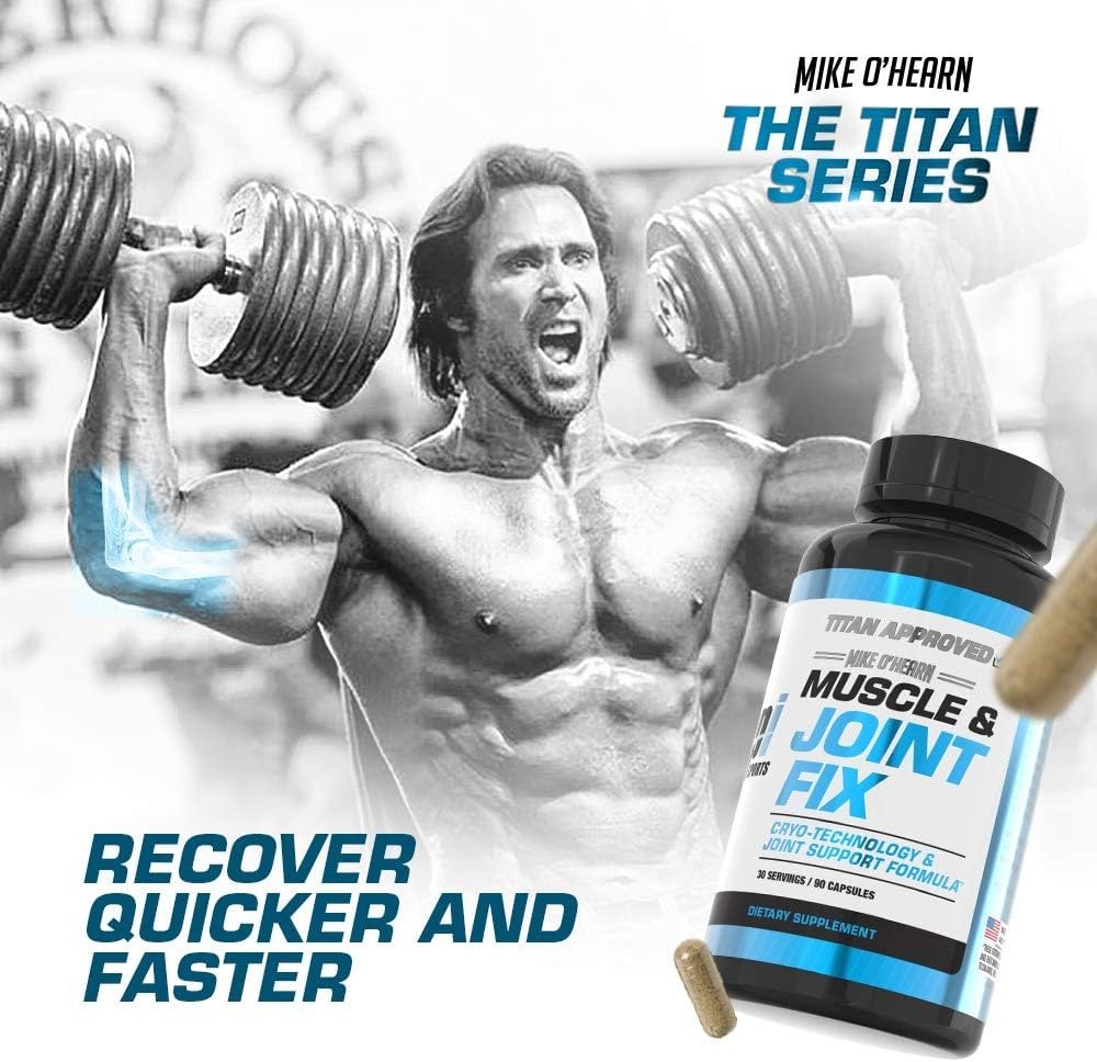 Mike O’Hearn Muscle & Joint Fix 90 Caps Beef Collagen BPI Sports Titan Series