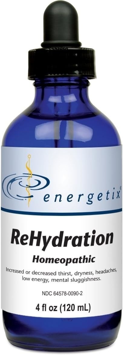 Energetix ReHydration 4 oz Liquid Hydration Supplement Unflavored Thirst Support