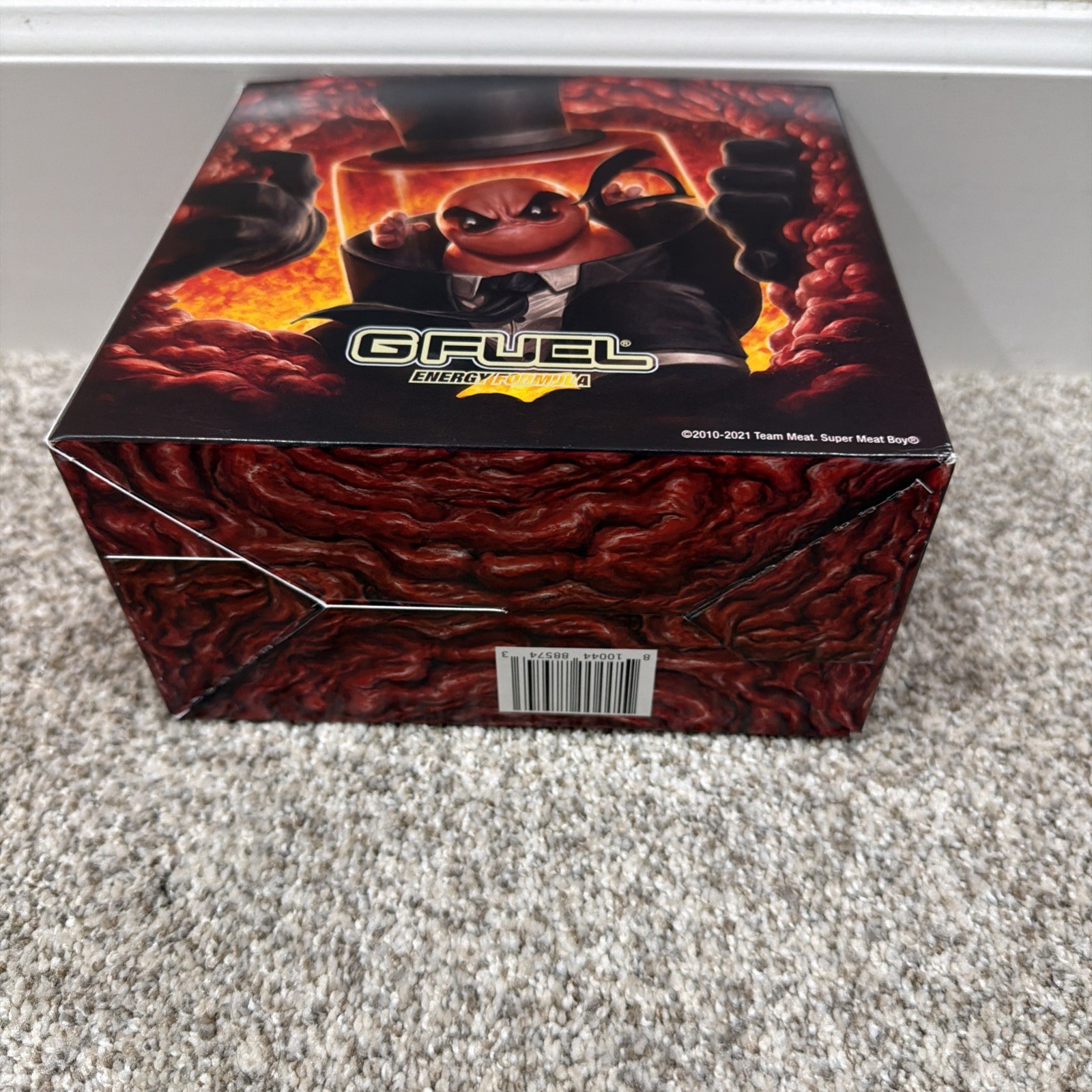 G Fuel Super Meat Boy Blood Sweat & Tears Collector’s Box + Shaker Cup + Sticker