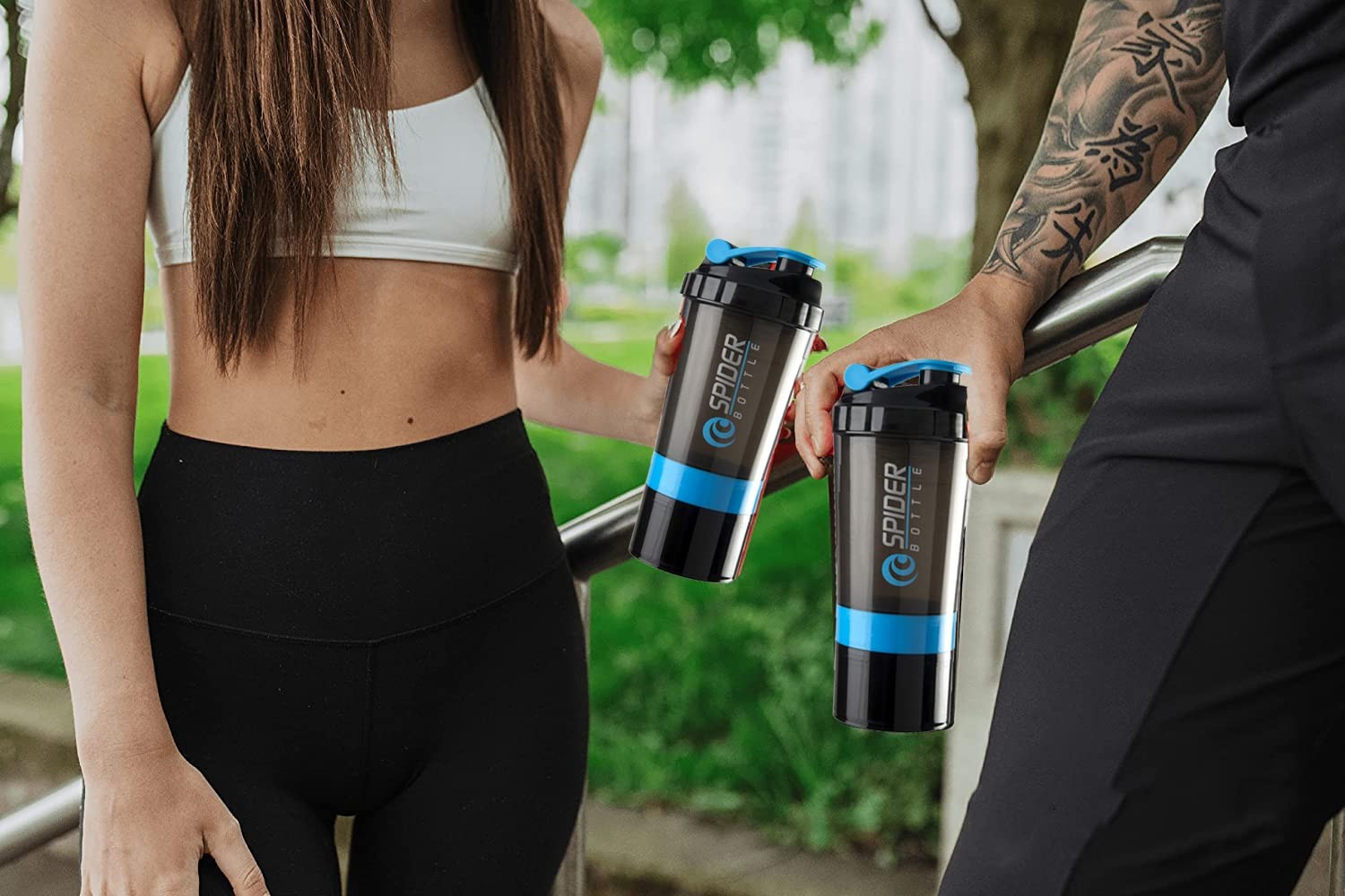 COOL INDIANS Gym Shaker Bottle 500ml Blue