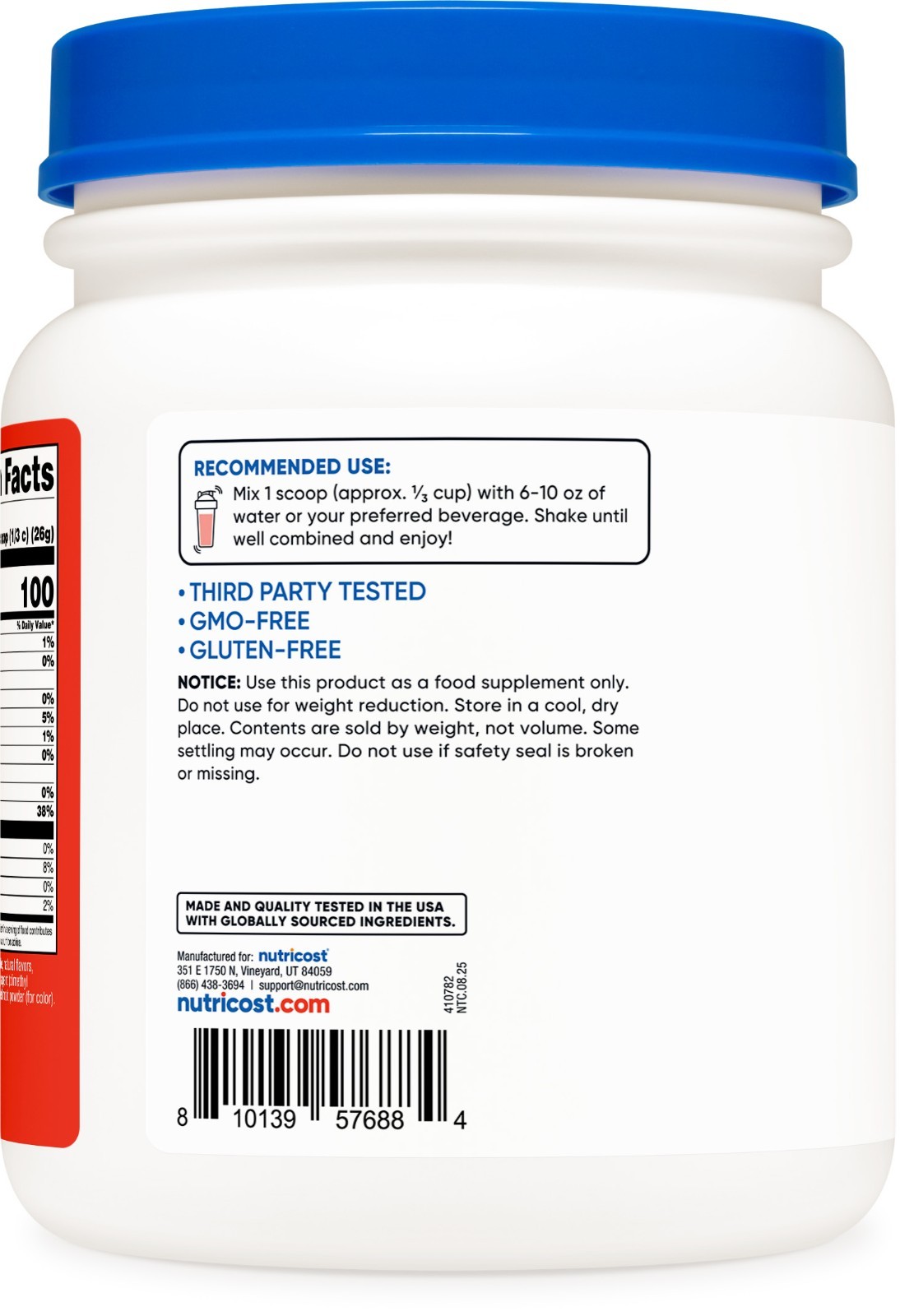 Nutricost Clear Whey Protein Isolate Powder (Tropical Punch) 1 LB – Whey Isolate