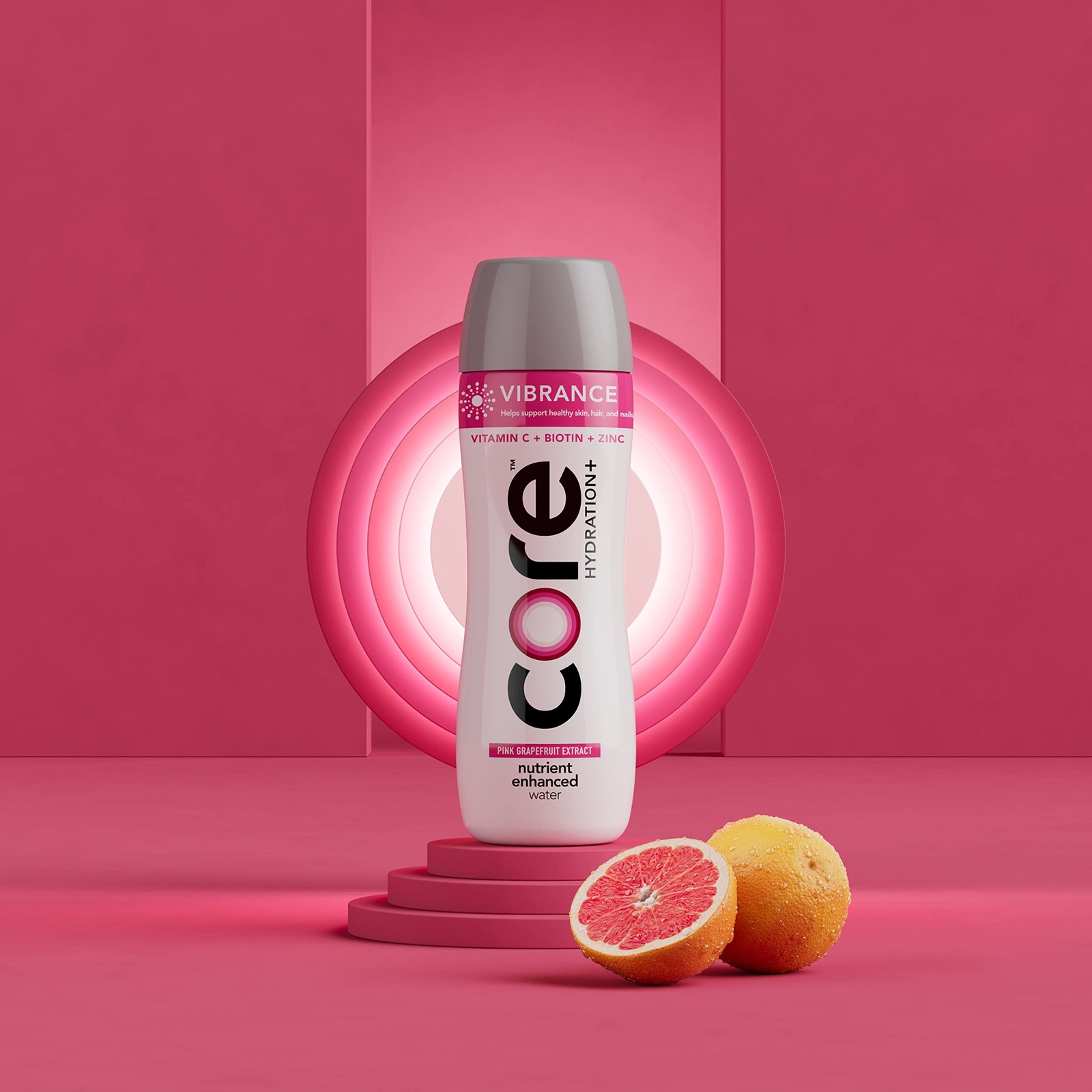 Core Hydration Plus Vibrance Drink Pack Of 12 23.9 Fl Oz With Nutrients”