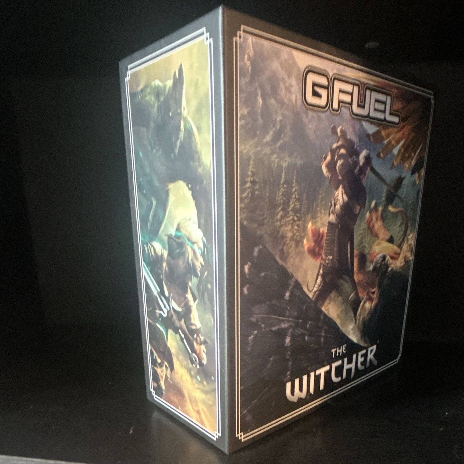 G FUEL The Witcher Tawny Owl Potion Energy Formula Powder Collector Box Set