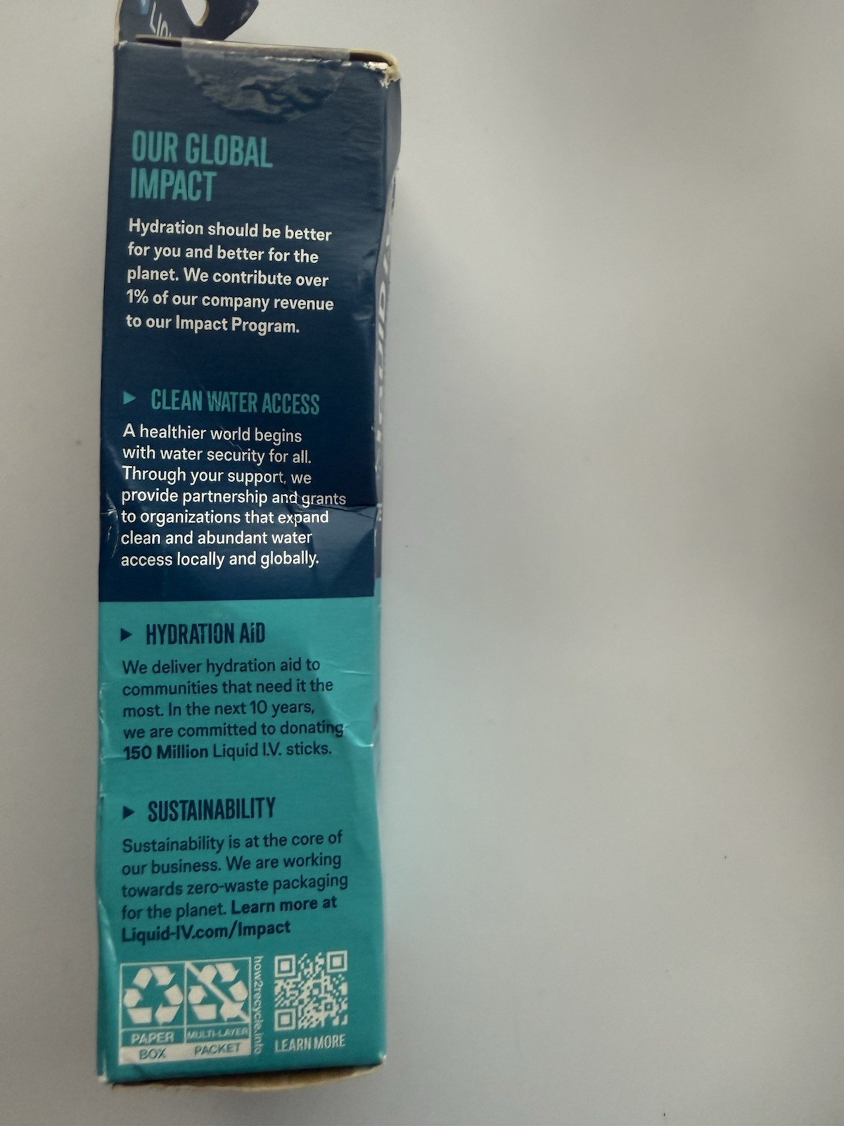 Liquid I.V. Hydration Multiplier Passion Fruit 3 Sticks 48g Vegan Exp 18Aug2027