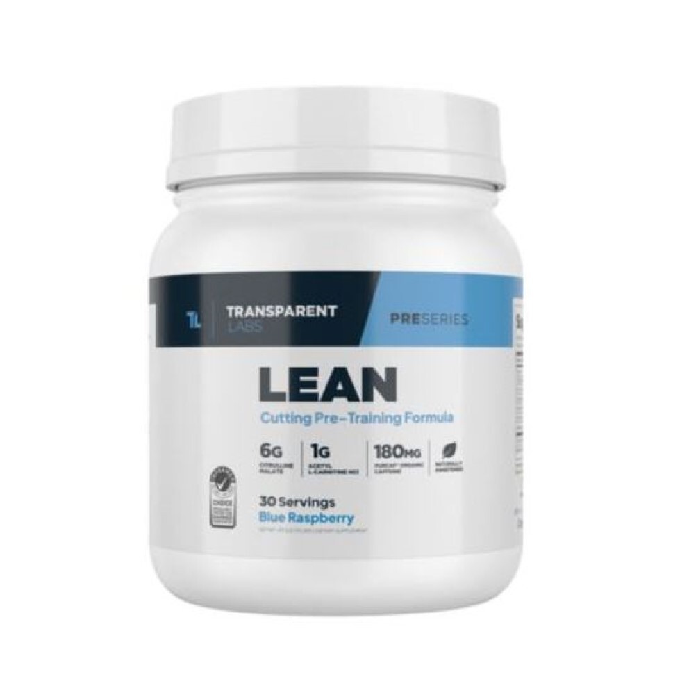 Lean Cutting Pre-Workout Formula – Blue Raspberry (0.92 Lbs. / 30 Servings)