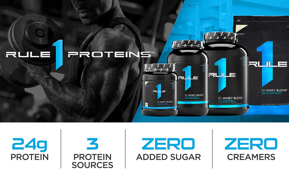 RULE ONE PROTEINS R1 WHEY BLEND 100% Whey Protein Blend 2LB