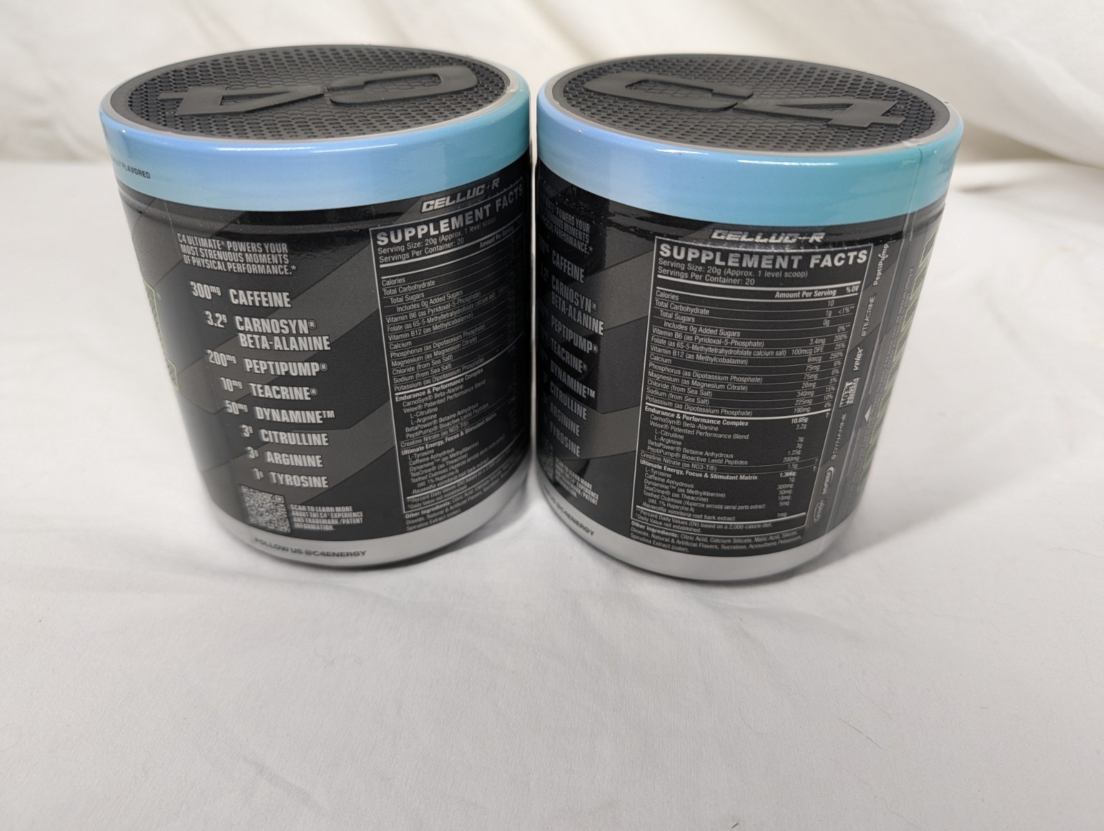 C4 Ultimate Pre-Workout Frozen Bombsicle 20 Servings Sealed BB 06/26 – 2 Jars