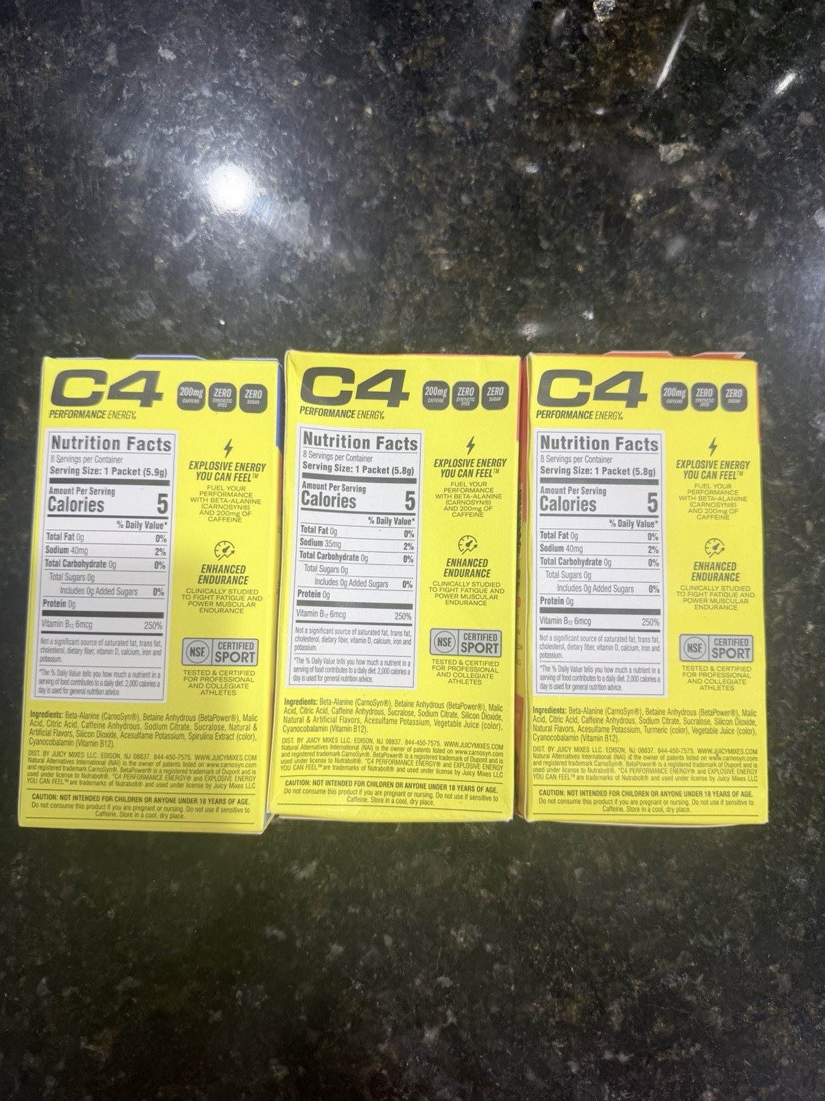 C-4 Pre-Workout Performance Energy ￼Super Sport 3 Boxes 24 Servings