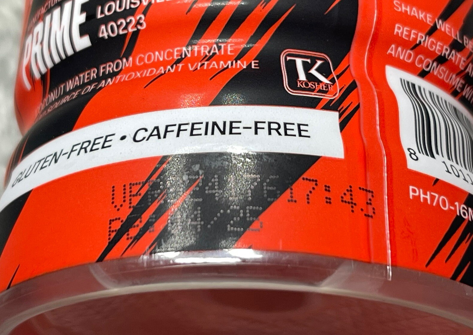 *NEW* WWE Red PRIME Hydration Drink SPECIAL EDITION USA *IN HAND NOW* Wrestling
