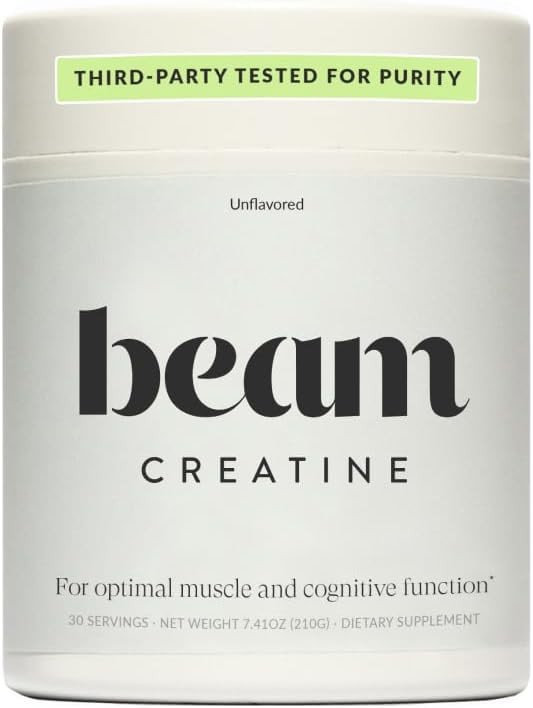 Beam Creatine Powder, Third Party Tested, Micronized 5.29 Ounce (Pack of 1)