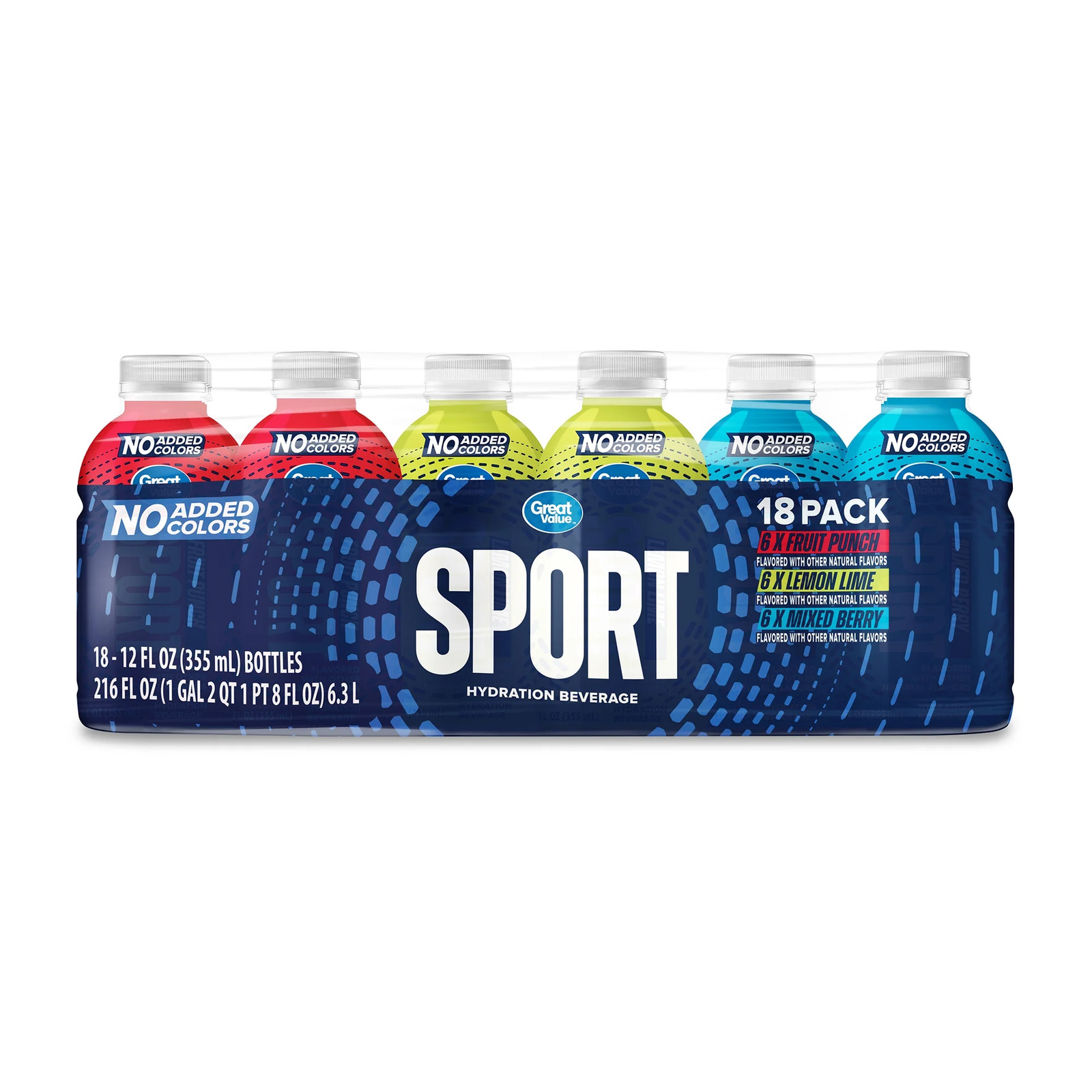 Sport Hydration Beverage, Variety Pack, 12 Fl Oz, 18 Count