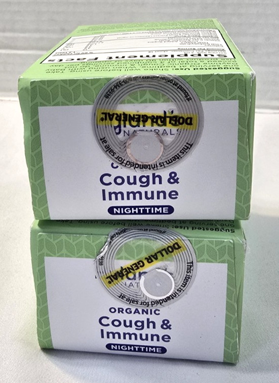2x Hyland’s Baby Organic Cough & Immune Nighttime 2 fl oz each EXP 8/2026- 1yr+