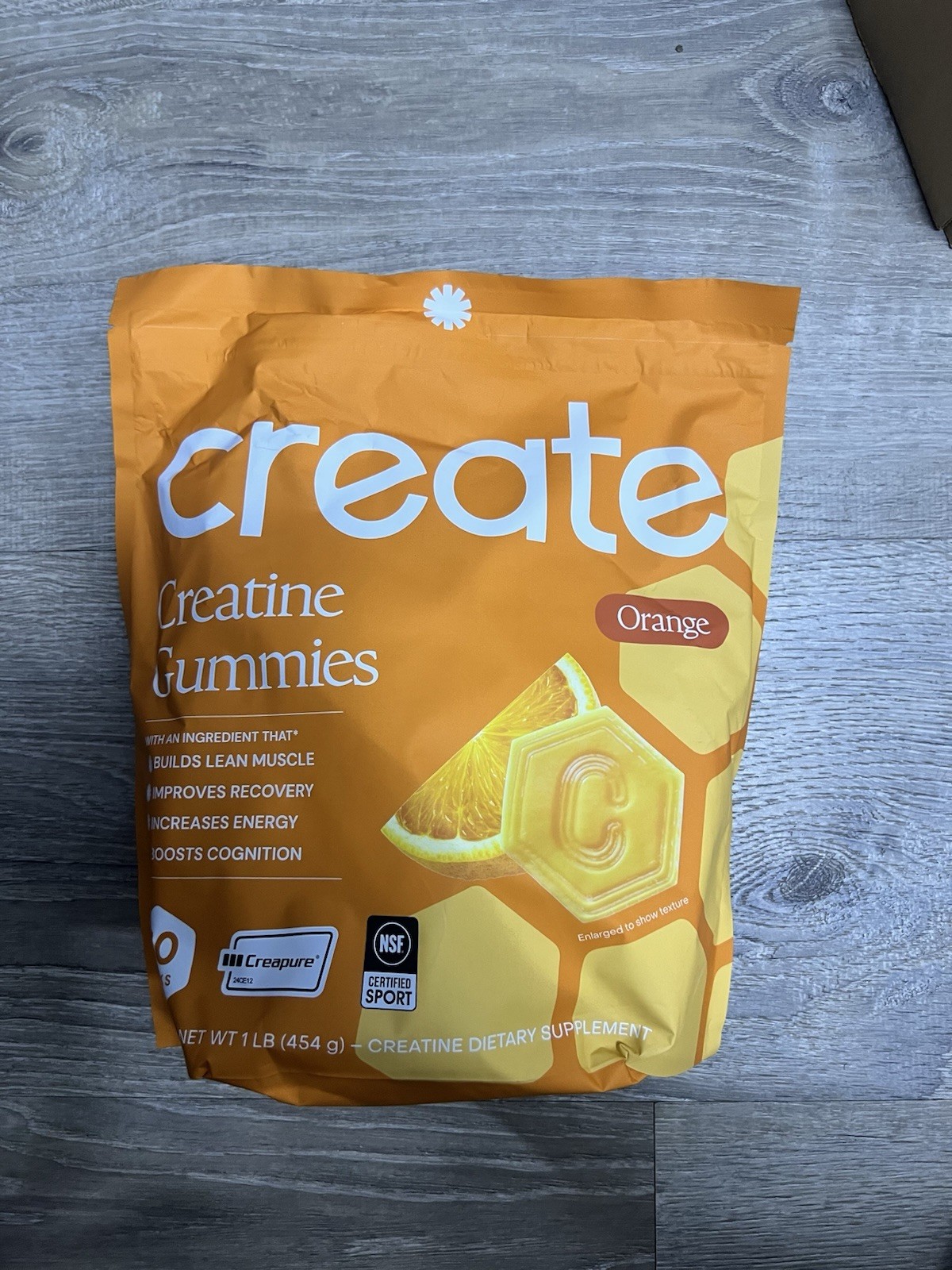 Create Creatine Gummies – NSF Certified, Made with Creapure Creatine Orange