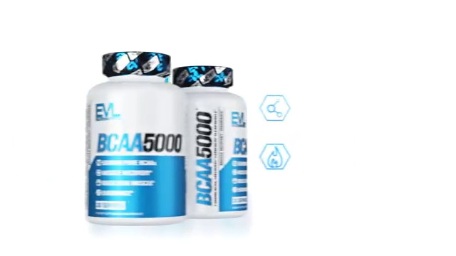 EVL BCAA5000 240ct, Branched Chain Amino Acids, Muscle Building, Endurance