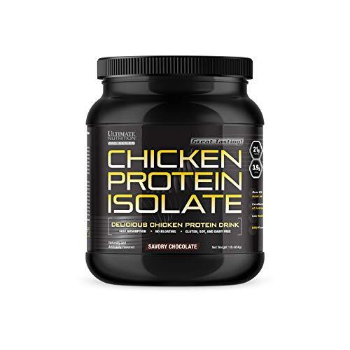 Chicken Protein Isolate with 21g Protein Per Scoop (Savory Chocolate