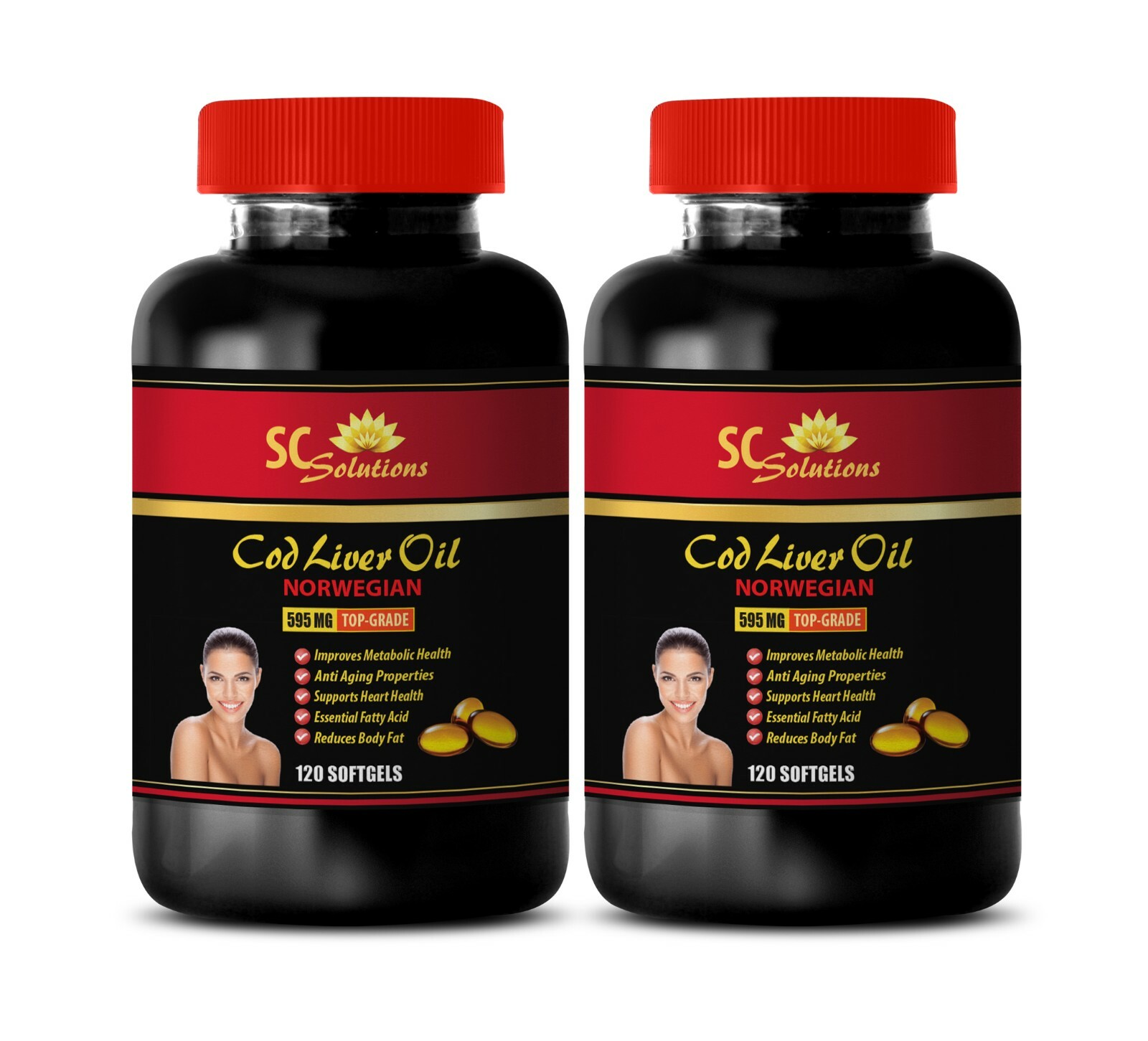 Memory supplements natural – NORWEGIAN COD LIVER OIL 600MG 2B – cod liver caps