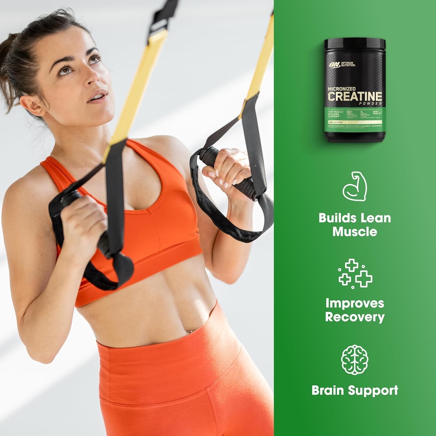 120 Servings of Micronized Creatine Monohydrate – Supports Strength and Recovery