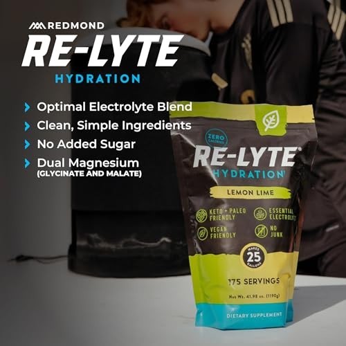 Electrolyte Powder Bulk Pouch – 175 Servings, Lemon Lime Flavor, Hydration Boost