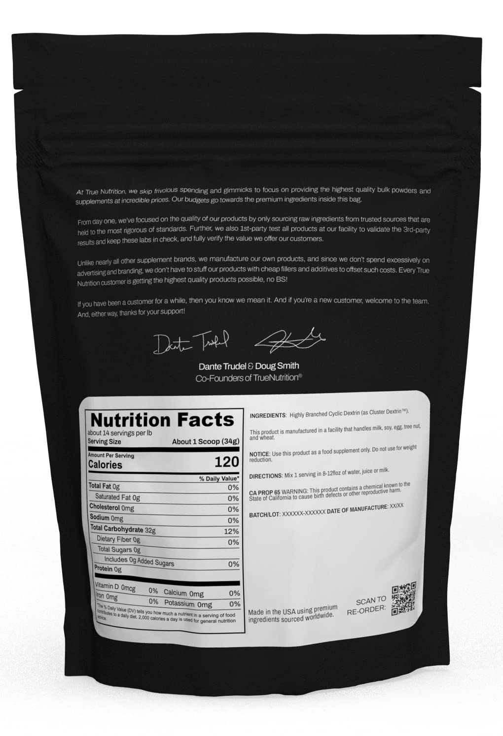 “Highly Branched Cyclic Dextrin Powder for Energy & Muscle Recovery – 1lb”