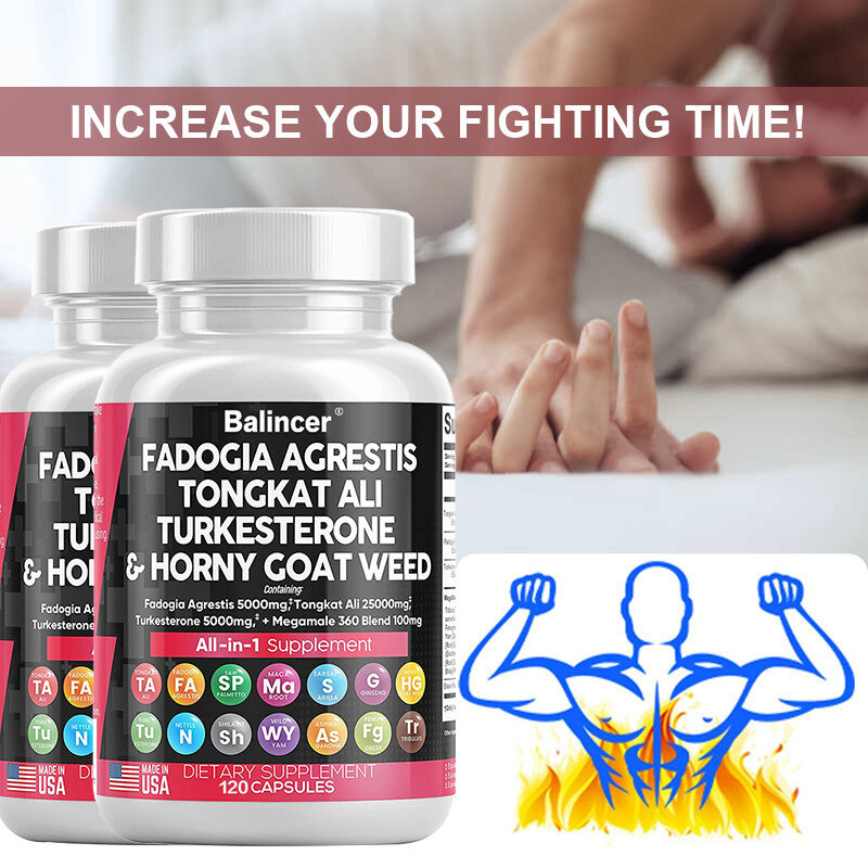 Turkesterone Nourish Kidneys Improve Male Function Enhance Immunity 30-120 Pills