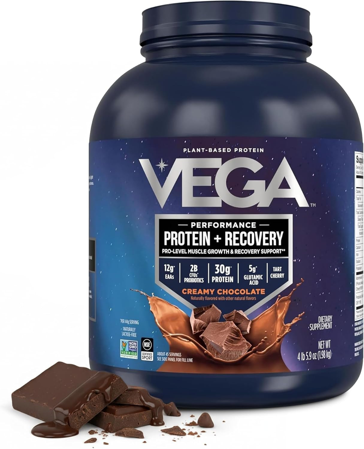Protein + Recovery, Chocolate – 30G n Protein, Dairy & Gluten Free, Probiotics,