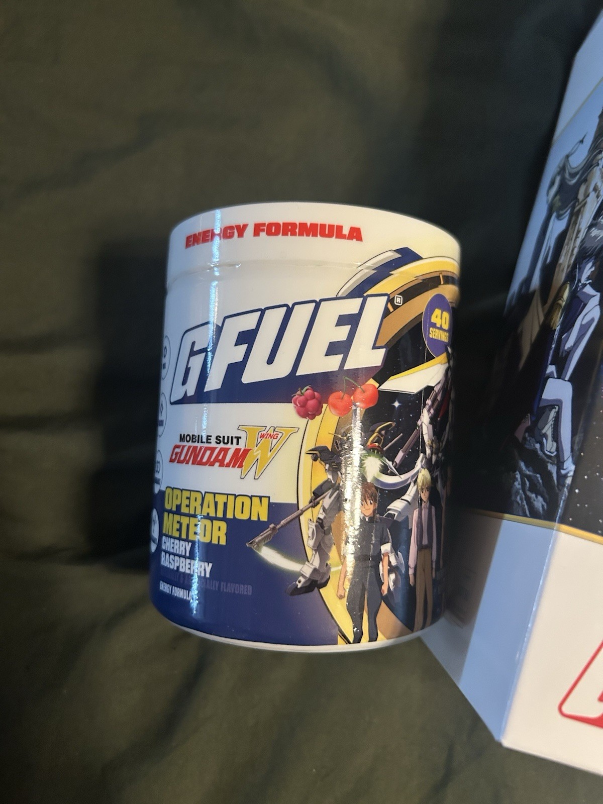 Gfuel Gundam Collector’s Box Shaker + Tub G FUEL