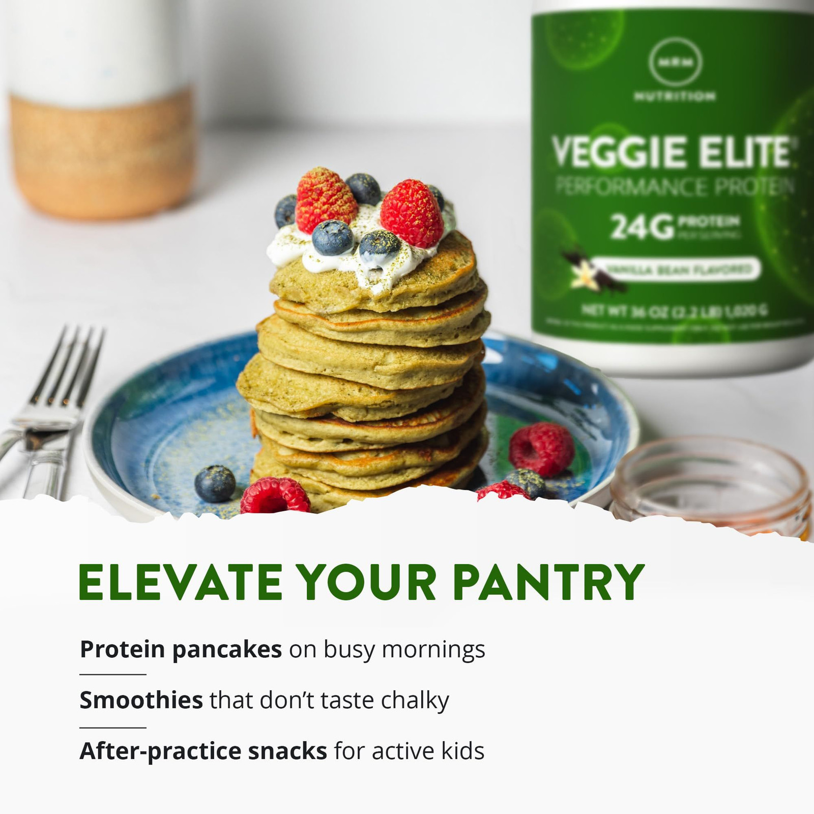 MRM Veggie Elite Performance Protein – 2.25 Pound (Pack of 1), No Color