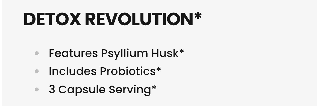 MuscleSport DETOX REVOLUTION 90 Capsules ( 30 Servings ) BEST BY 10/26