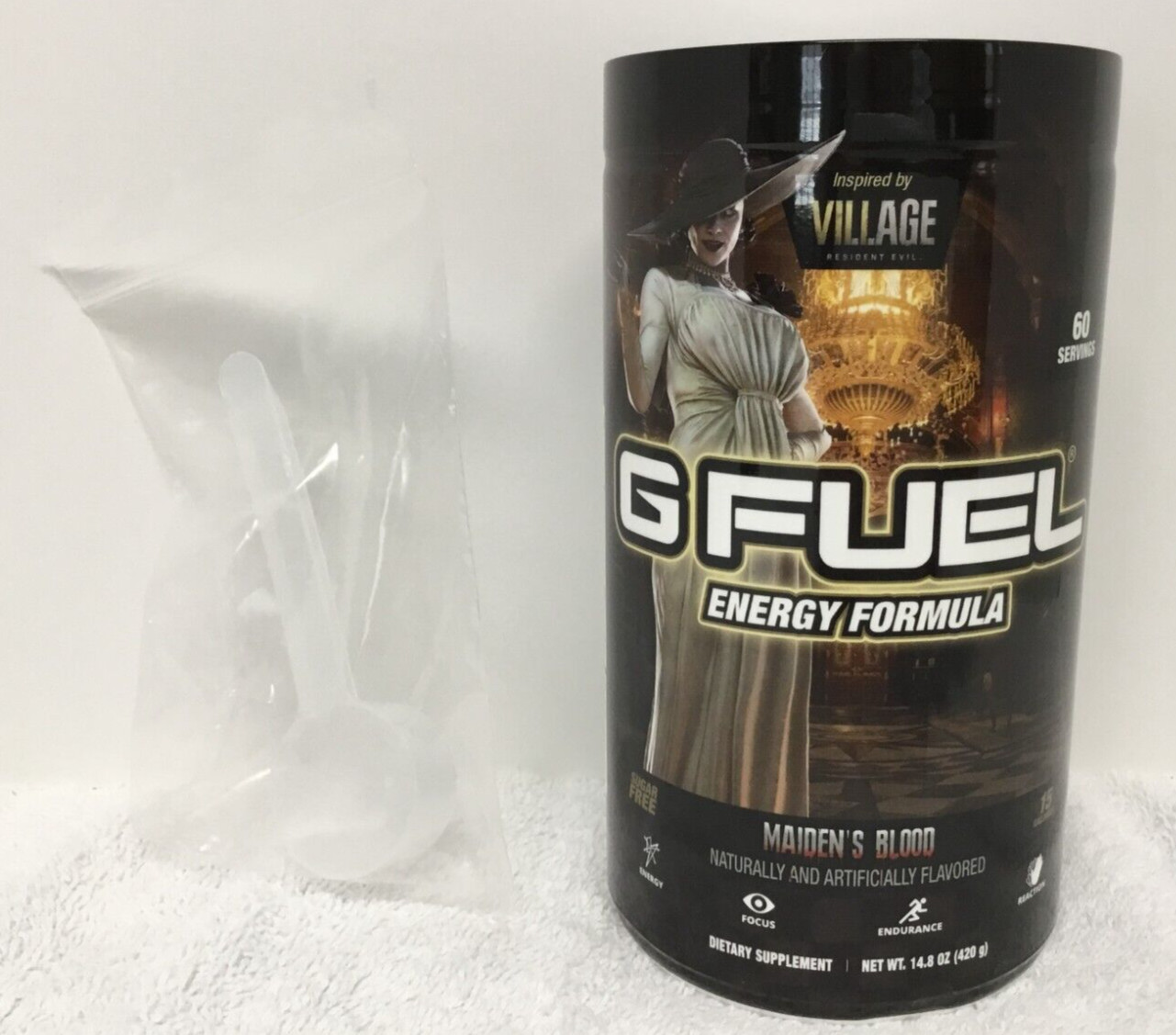 GFUEL – *NEW* Limited Edition RE:VIII Lady Dimitrescu Single Tub + Big Scooper