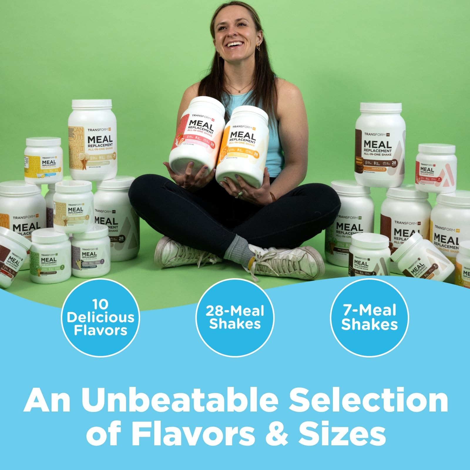 TransformHQ Meal Replacement Shake Powder 7 Servings 7 (Pack of 1)