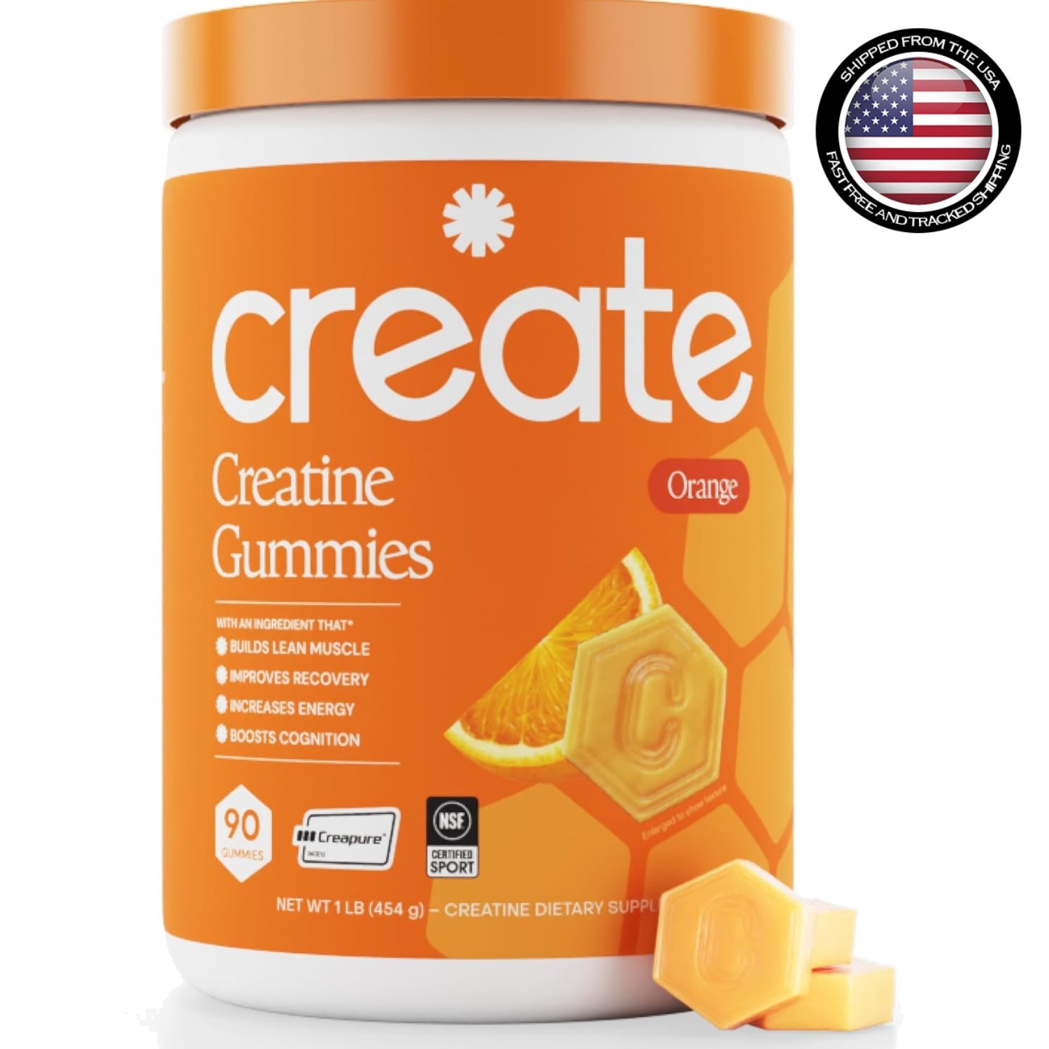 Non-Melting Creatine Gummies – 1.5g of Muscle Growth Power in Every Bite