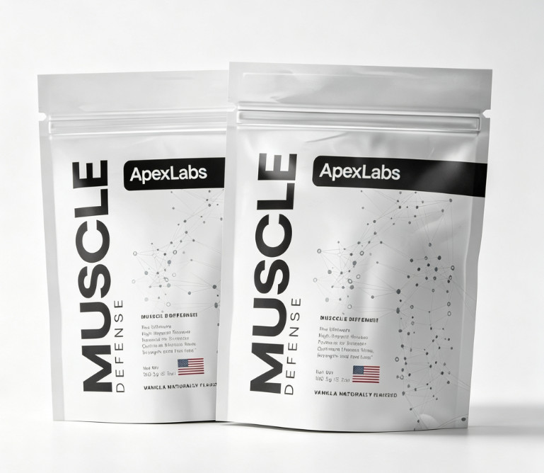Apex Labs Muscle Defense Dietary Supplement, Vanilla – 8.57 oz – （1-3 pack）