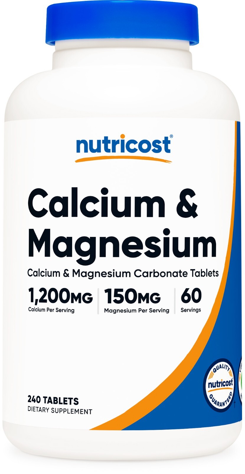Nutricost Calcium & Magnesium Carbonate 240 Tablets
