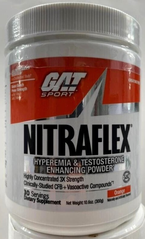 GAT Nitraflex Disc. Formula Pre Workout 30 serving, or more, Plz select the Item