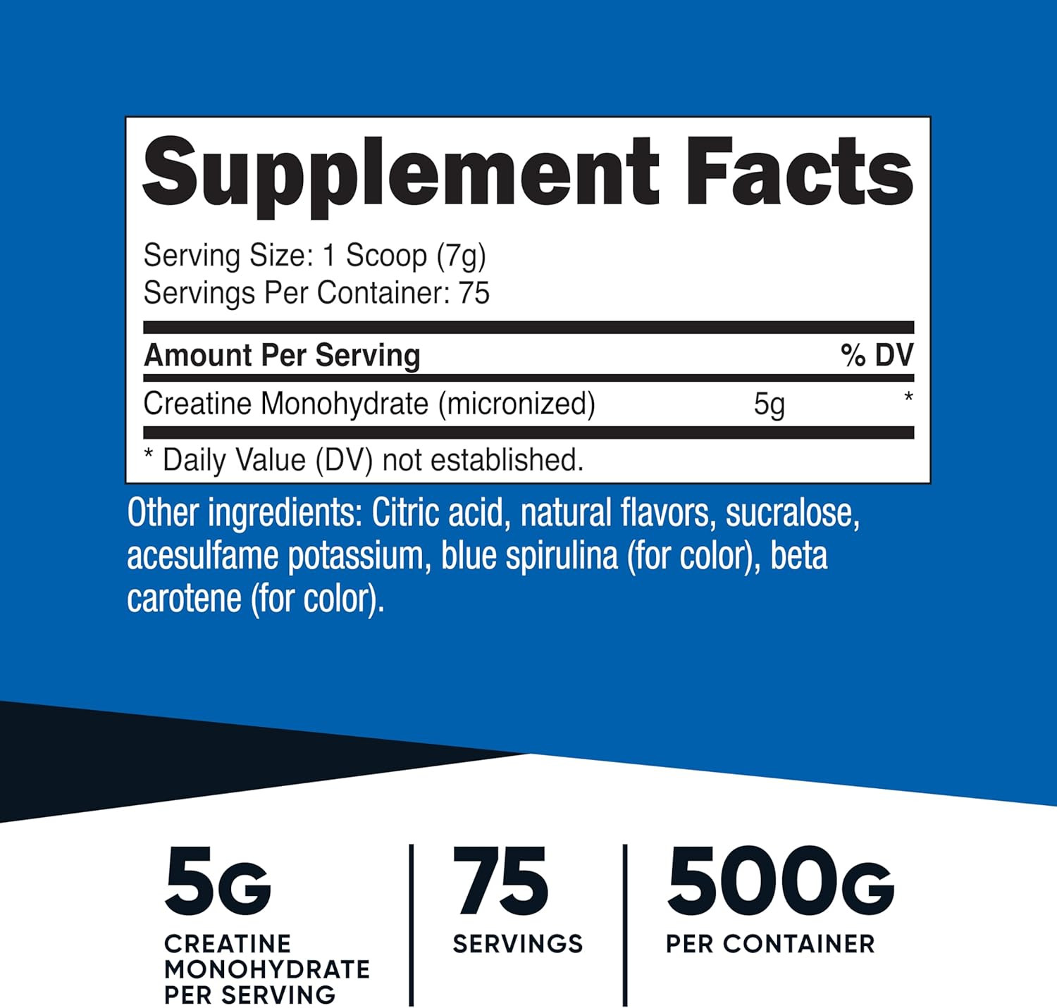 Creatine Monohydrate Powder (Coastal Explosion, 500 Gram) – Micronized Creatine