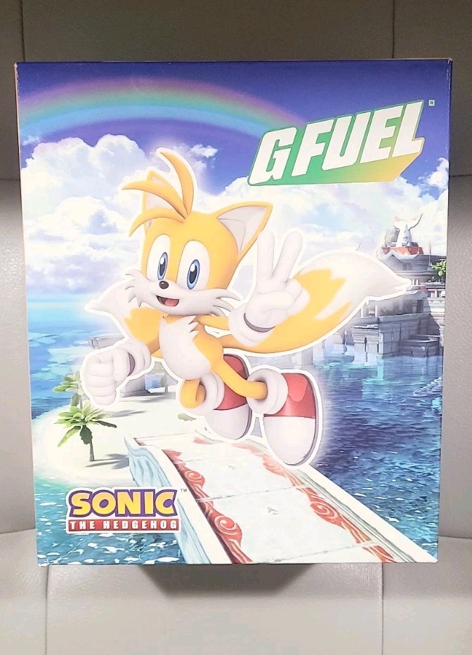 Limited Edition G Fuel Sonic the Hedgehog Tornado Collector’s Box